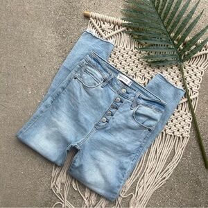 Abercrombie & Fitch Distressed Jeans Size 27 / 4 S High Rise Super Skinny Ankle